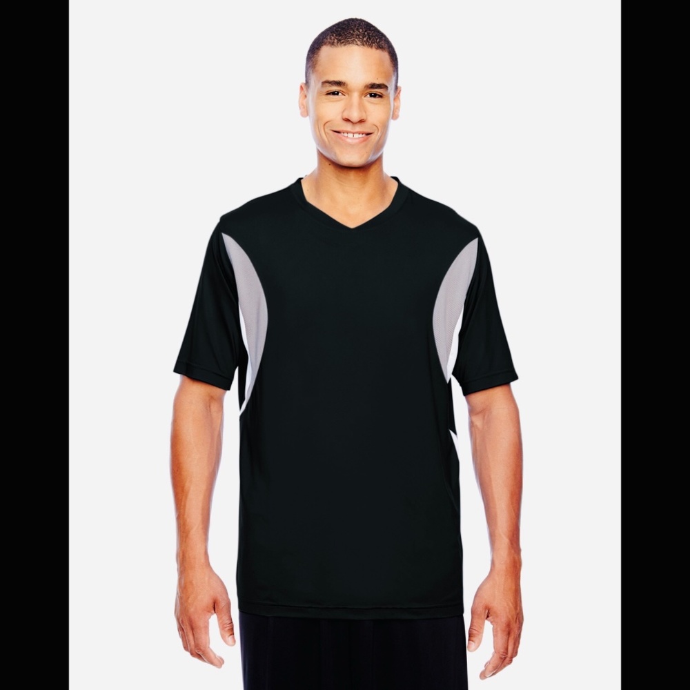 Men's Short-Sleeve Athletic V-Neck Tournament Jersey